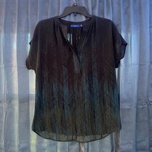APT 9 black and blue blouse